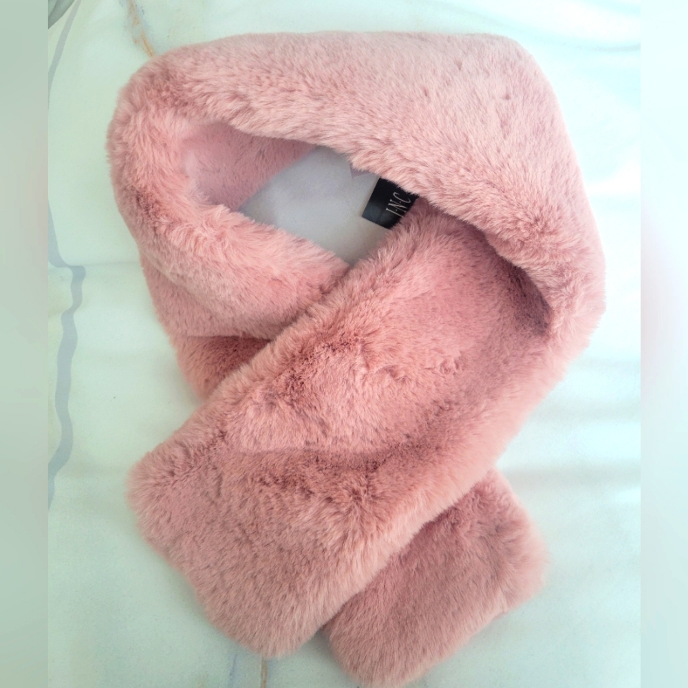 I.N.C Faux Fur Scarf Winter Accessory